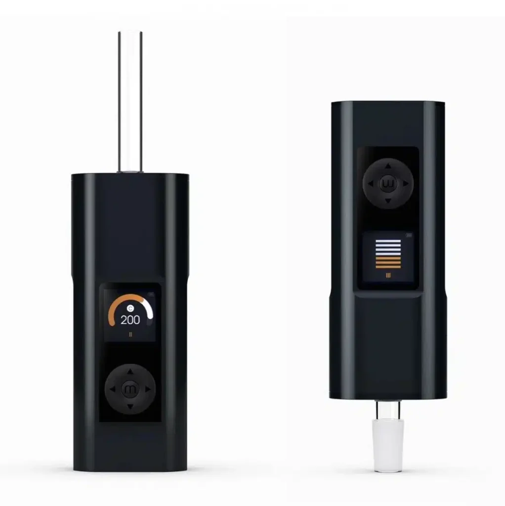 Arizer Solo 3 (Solo III) – Waporyzator hybrydowy z USB-C i 3 godzinami pracy 2 Arizer Solo 3 (Solo III) – przenośny waporyzator hybrydowy do suszu z wyświetlaczem OLED i szklaną ścieżką pary