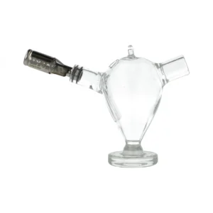 Promocje 420 202 Szklane mini bongo Baby Bong do vaporizera DynaVap VapCap, z funkcją filtracji wodnej i schładzania pary, o wysokości 7 cm.