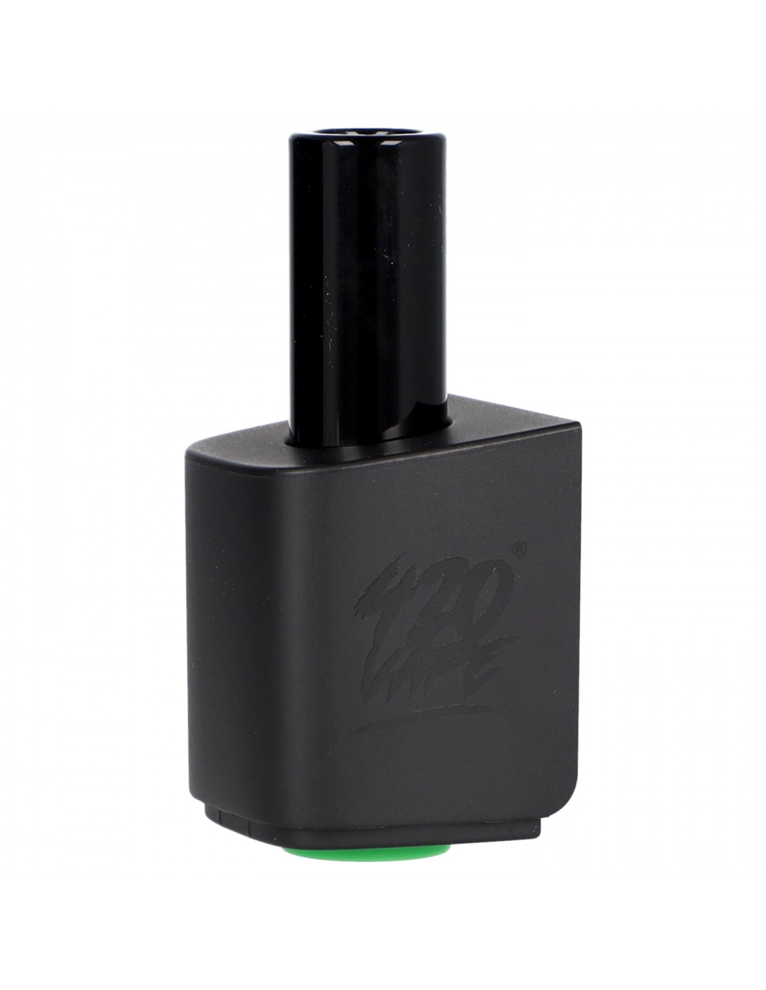 Fenix Titanium Pro+ - Szklany ustnik premium z adapterem 1 Czarny wymienny szklany ustnik z adapterem do waporyzatora Fenix Titanium Pro+, wykonany z borokrzemowego szkła, z logiem 420VAPE.