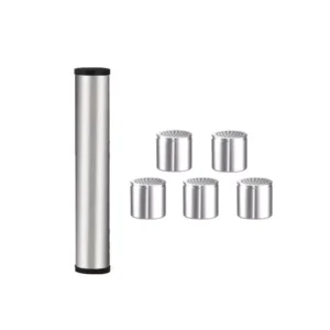 Promocje 420 84 Zestaw 5 metalowych kapsułek dozujących do waporyzatora X-Max V3 Pro i V3 Pro+, zapakowanych w hermetyczną tubę ochronną, ułatwiających przechowywanie suszu.