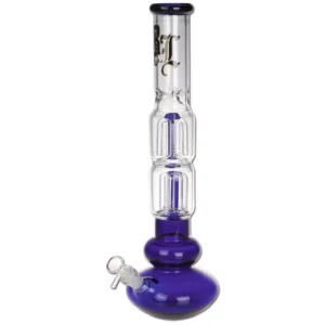 Promocje 420 186 Bongo z filtracją Black Leaf Blue Betty 2x5-ramienny perkolator wys. 36 cm