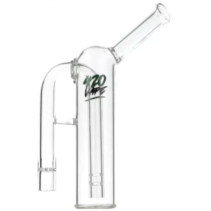 Promocje 420 195 Szklany bubbler 420VAPE z dyfuzorem do waporyzatora Fenix Mini i Titanium