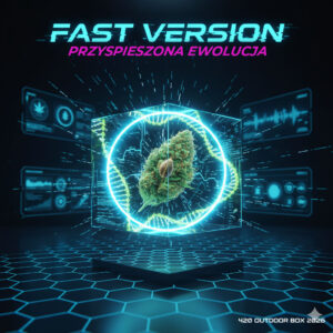 420Market.pl - Najlepsze waporyzatory i akcesoria dla palaczy 24 Zestaw nasion konopi Fast Version – 5 szybko kwitnących odmian w futurystycznym hologramie z helisą DNA, nasiono transformujące się w pąk, 420 Outdoor Box 2026