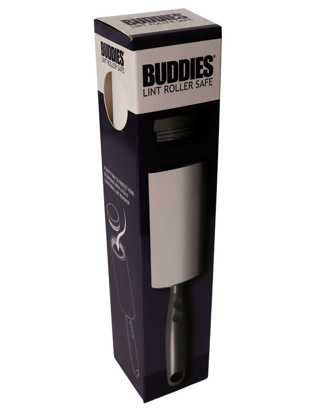 Skrytka Buddies w rolce do ubrań – dł. 22,5 cm 3 Opakowanie rolki do ubrań ze schowkiem Buddies Lint Roller Safe