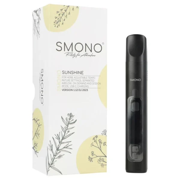Waporyzator SMONO Sunshine — ujęcie główne urządzenia. Zdjęcie produktowe.