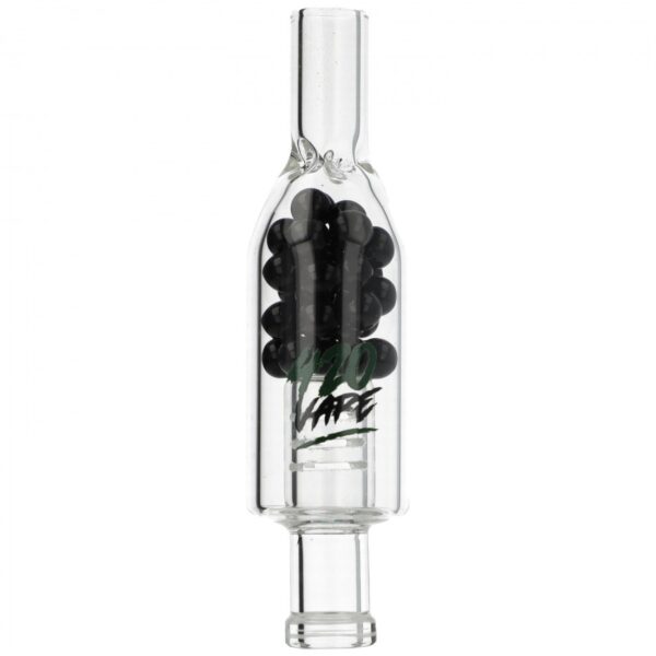 Ustnik JET z czarnymi kulkami 420VAPE do X-Max V3 Pro+ — szeroka komora z kulkami i logo 420VAPE